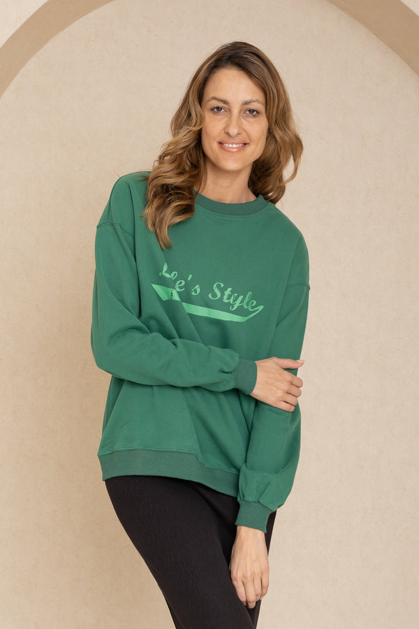 Hunter Green Lifestyle Sweatshirt