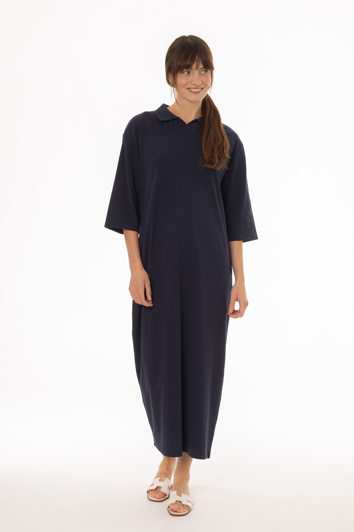 Navy Polo Dress – BLANK