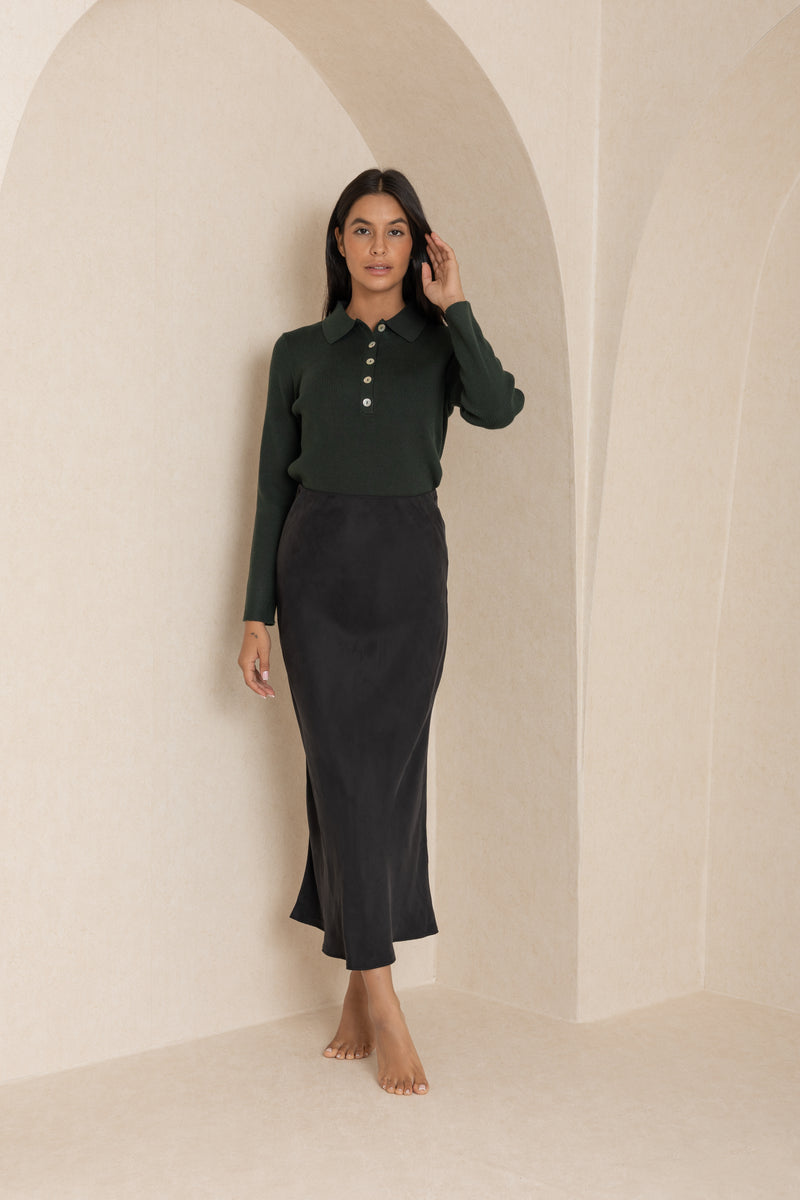 Hunter Green Polo Tee
