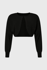 Black Knit Overlay