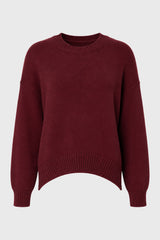 Berry Basic Knit Sweater