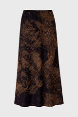 Midnight Garden Printed Slip Skirt