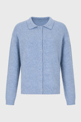 Blue Collar Chunky Knit Cardigan
