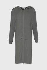 Seafoam Ribbed Sweatshirt Dress