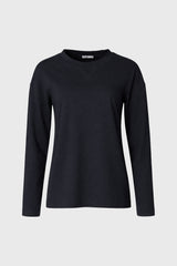Navy Relaxed Fit long Sleeve T-Shirt