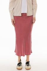 Fuchsia Slip Skirt