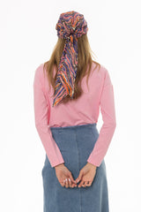 Pink Relaxed Fit long Sleeve T-Shirt