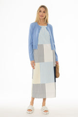 Multicolor Striped Patchwork Jumper