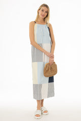 Multicolor Striped Patchwork Jumper