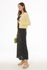 Black Mini Floral Slip Jumper
