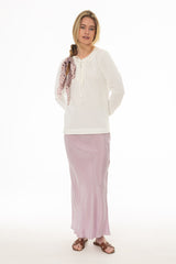 Lavender Slip Skirt