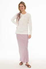 Lavender Slip Skirt