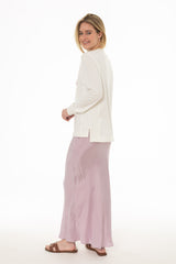 Lavender Slip Skirt