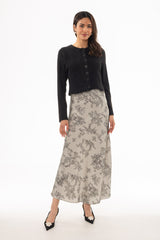 Grey Toile Printed Slip Jumper