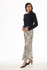 Grey Toile Printed Slip Jumper