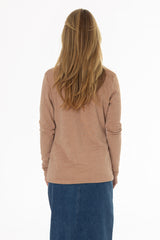 Tan Terry Polo Shirt