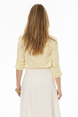 Yellow Polo Button Up Shirt