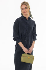 Navy Slip Blouse
