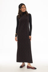 Black Micro Floral Printed Jumper