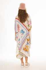 Multicolor Oversized Shirt Dress
