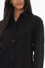 Black Slip Blouse