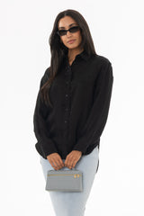 Black Slip Blouse