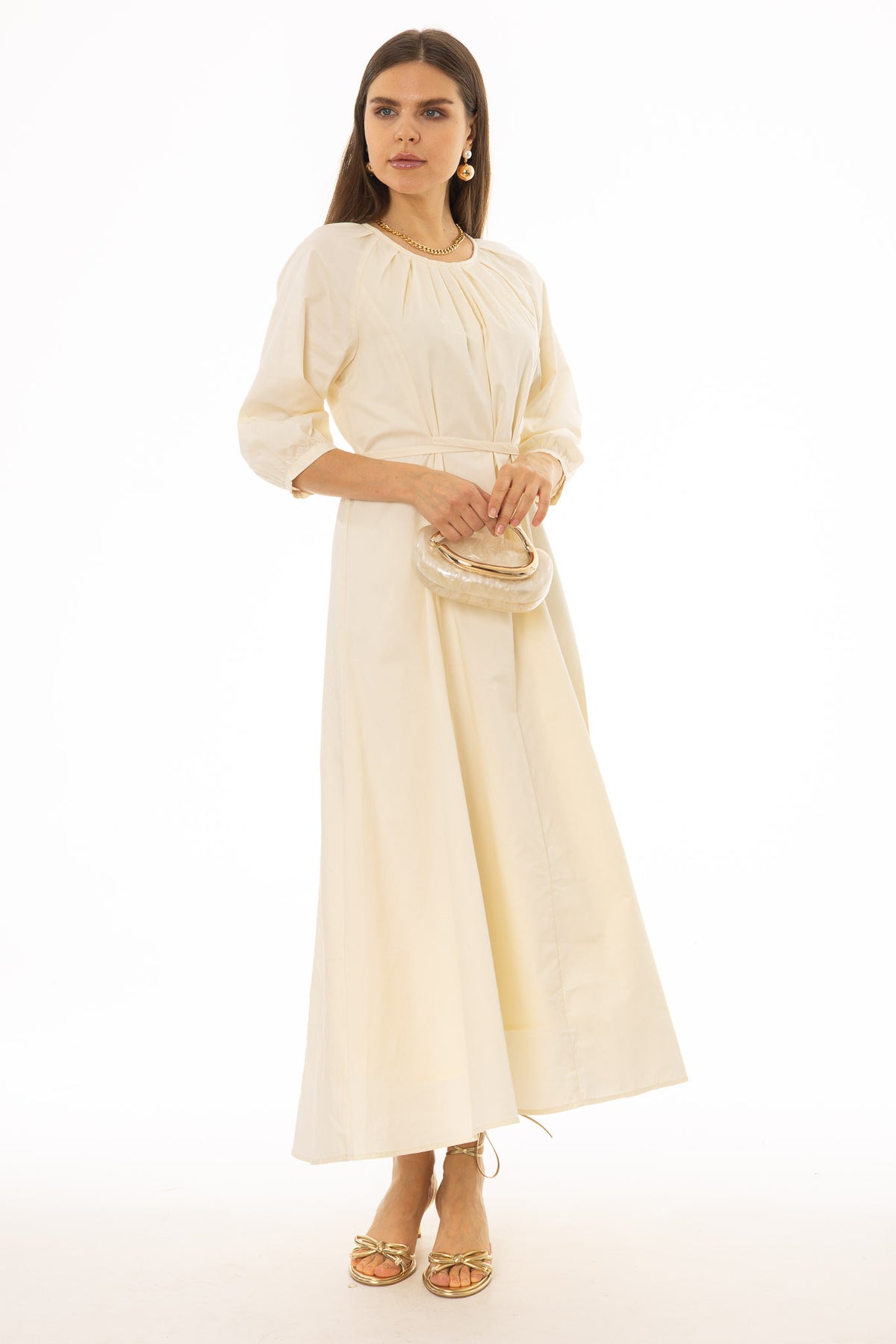 dress blank Yellow Side Tie Cotton Maxi – A diverse range of Size:40W X 30L Roaring 20s Black + dwv19b
