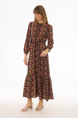 Floral Printed Floral Maxi Dress