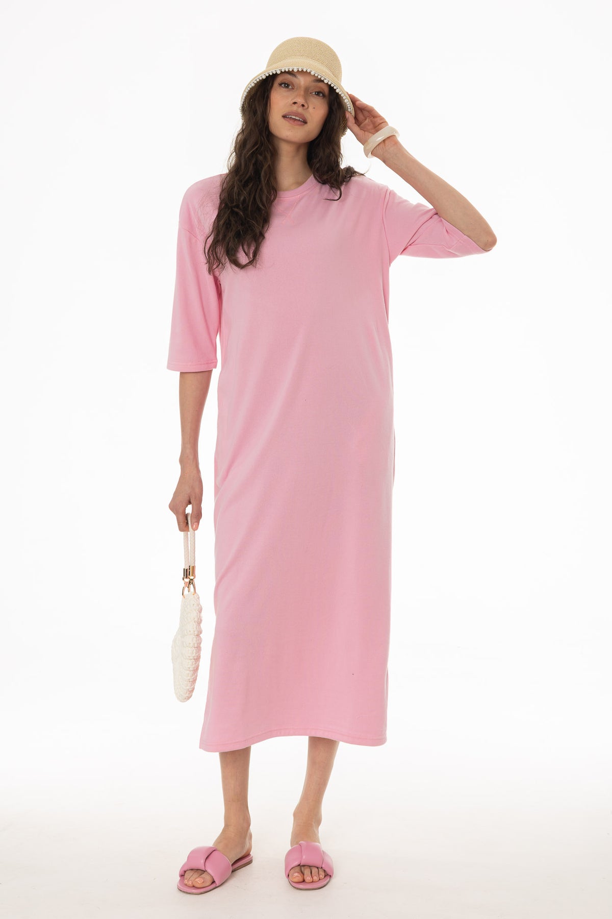 pink terry dress Cato Fashions