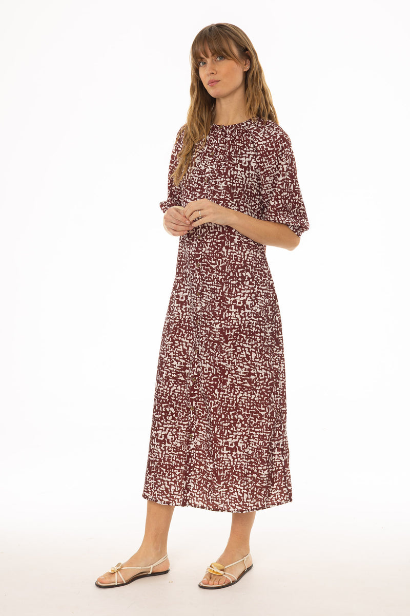 burgundy print maxi dress Effortless Celebration Burgundy Floral Burnout A-Line Maxi Dress