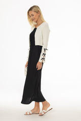 Black Silk Feel Slip Dress