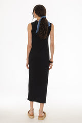 Black Ribbed Maxi Jumper