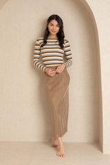 Brown Slip Skirt