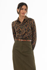 Botanical Bloom Printed Blouse