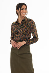Botanical Bloom Printed Blouse