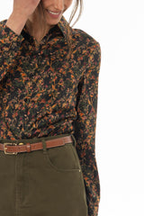 Botanical Bloom Printed Blouse