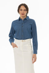 Blue Denim Blouse