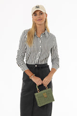 Navy Polo Button Up Shirt