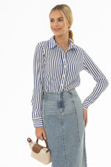 Blue Polo Button Up Shirt