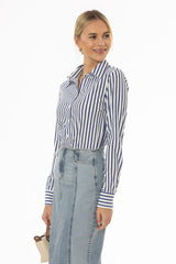 Blue Polo Button Up Shirt