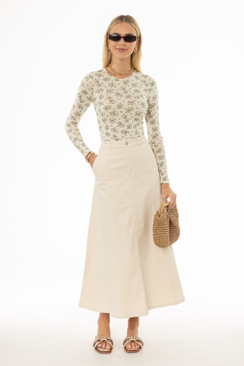 copper floor length dress Thierry Colson Whitney Dress long - Silk main image 0