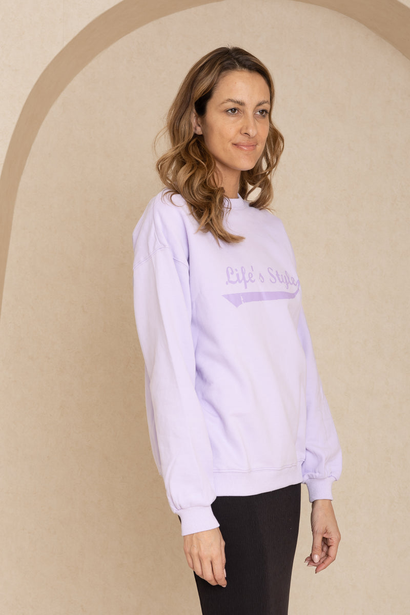 Lavender Lifestyle Sweatshirt