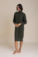 Olive Half Knit Dress