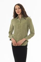 Green Slip Blouse