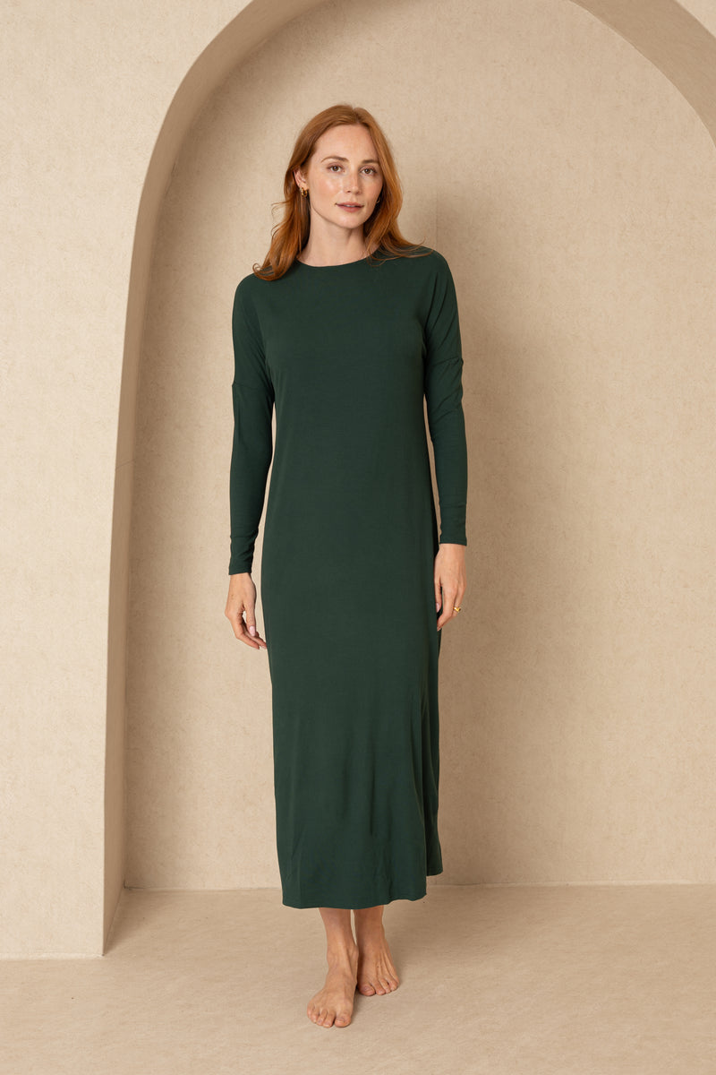 Hunter Green Swing Maxi