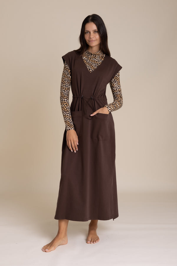 Brown Cargo Maxi