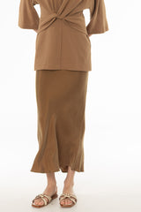 Bronze Slip Skirt
