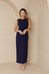 Navy Basic Jumper Maxi