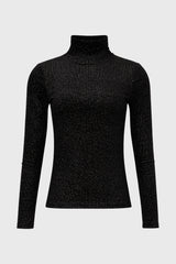 Black Velvet Sparkle Turtleneck