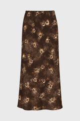 Vintage Floral Printed Slip Skirt